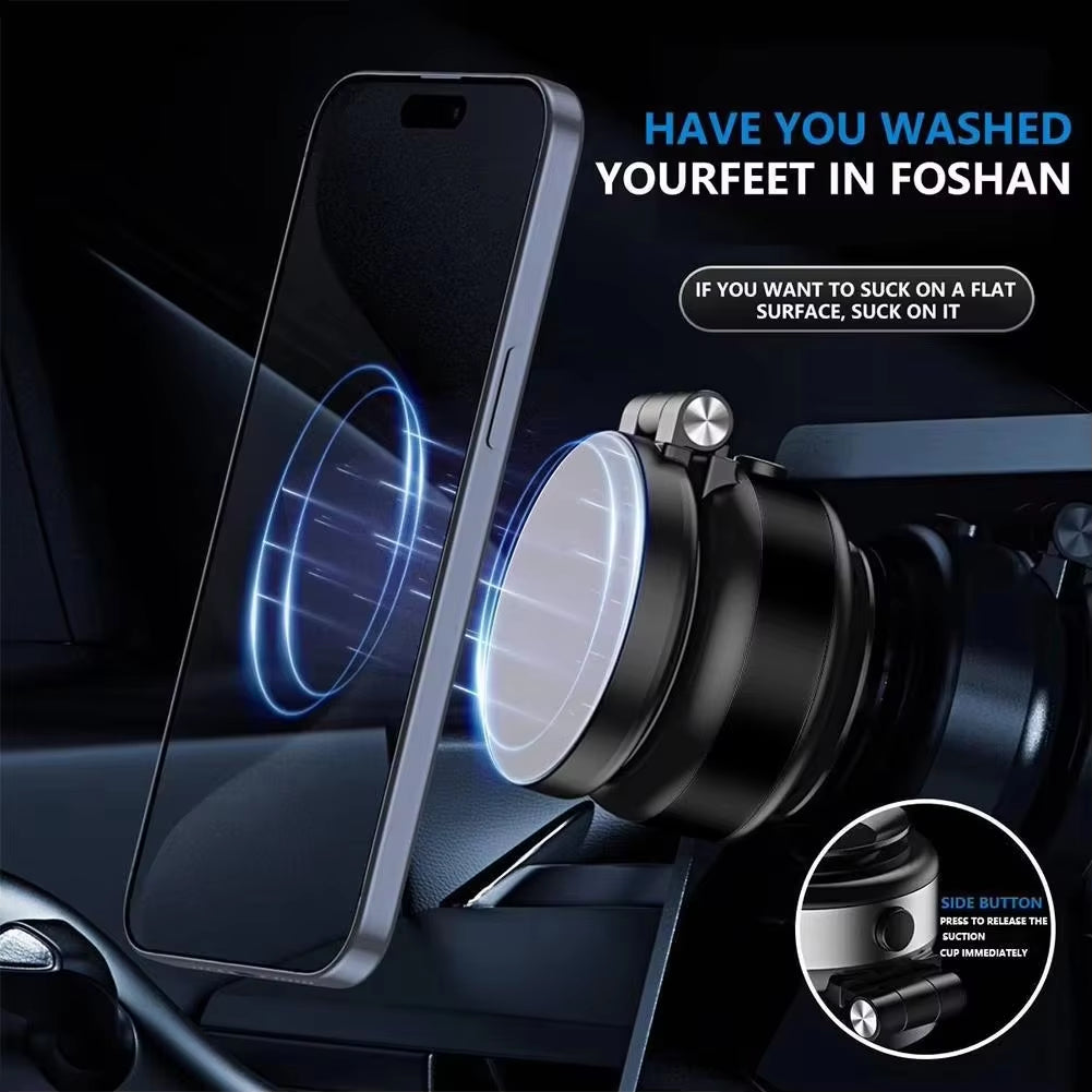 2024 New CZ07 Vacum Car Holder for Iphone Samsung Xiaomi Magnetic Car Mount Vacuum Phone Holder