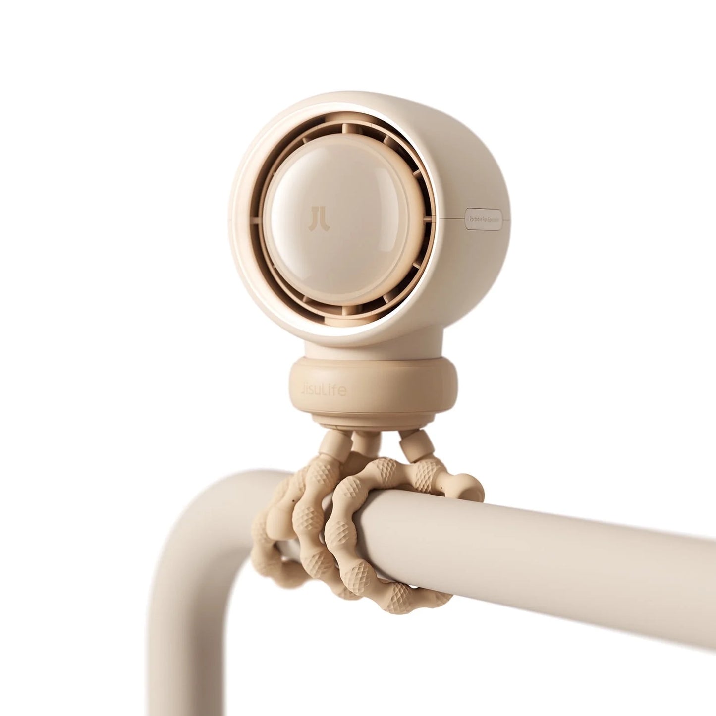 Baby Stroller Fan Portable, Small Battery Operated Fan, Car Seat Fan with 5 Speeds, Air Purify and Air Enhance Tech, Bladeless, Food-Grade Gifts Fan for Outdoor, Treadmill, Golf